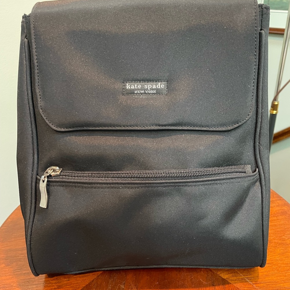 Kate Spade Black nylon backpack